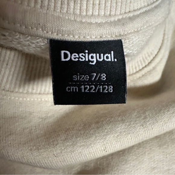 Desigual VEST LORENA Girl Knit Long Sleeve dress girls Size 7/8 - Picture 5 of 7